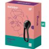 Satisfyer Majestic Duo Silicone Vibrating Cock and Ball Ring - Black