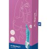 Satisfyer A-Mazing 2 Silicone Vibrating Stimulator - Turquoise