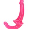 RealRock Strapless Strap-On Glow in the Dark Dildo 6in - Pink