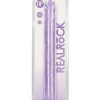 RealRock Crystal Clear Double Dong 18in - Purple