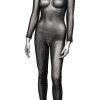 Radiance Crotchless Full Body Suit - Black
