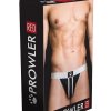Prowler Red Ass-Less Jock - Medium - White/Black