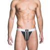 Prowler Red Ass-Less Jock - Medium - White/Black
