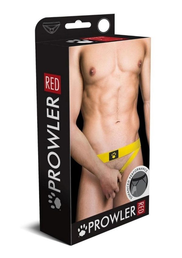 Prowler Red Ass-Less Cock Ring - Medium - Yellow