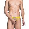 Prowler Red Ass-Less Cock Ring - Large - Yellow