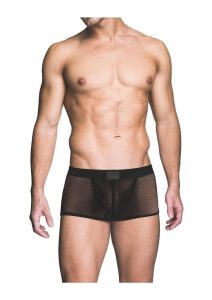 Prowler Red Fishnet Ass-Less Trunk - XXLarge - Black