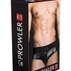 Prowler Red Wetlook Brief - Small - Black