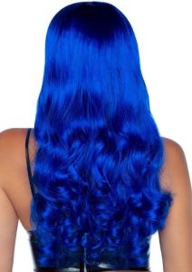 Leg Avenue Misfit Long Wavy Bang Wig - O/S - Blue