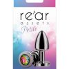 Rear Assets Aluminum Anal Plug - Petite - Gunmetal/Rainbow