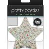 Pretty Pasties Star and Cross Glow in the Dark - Multicolor