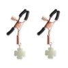 Bound Nipple Clamps G4 Iron Glow in the Dark - Rose Gold