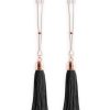 Bound Nipple Clamps T1 - Rose Gold/Black