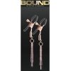 Bound Nipple Clamps D3 - Rose Gold