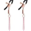 Bound Nipple Clamps D3 - Rose Gold