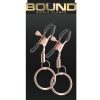 Bound Nipple Clamps C2 - Rose Gold