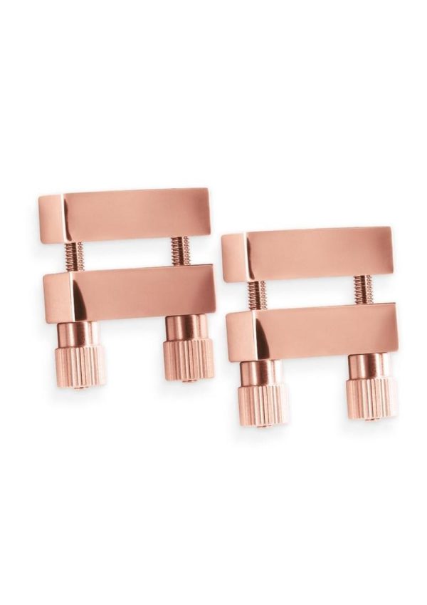 Bound Nipple Clamps V1 - Rose Gold