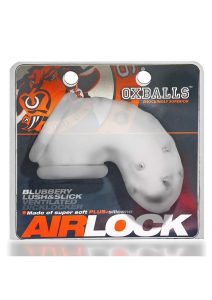 Airlock Air-Lite Vented Silicone Chastity - Clear Ice