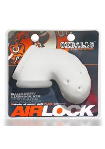 Airlock Air-Lite Vented Silicone Chastity - White Ice