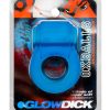 Glowdick Silicone Cockring with LED - Blue Ice