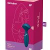 Satisfyer Mini Wand-er Rechargeable Silicone Massager - Blue