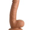 Jock Soccer Sam Dildo with Balls 7in - Caramel