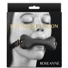 Fetish and Fashion Roseanne Silicone Ball Gag - Black
