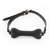 Fetish and Fashion Roseanne Silicone Ball Gag - Black