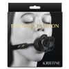 Fetish and Fashion Kristine Silicone Ball Gag - Black