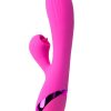 Juicy V-Gasm Stimulator Rechargeable Rabbit Vibrator - Pink