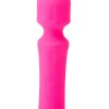 Pink Pussycat Vibrating Rechargeable Mini Wand Massager - Pink