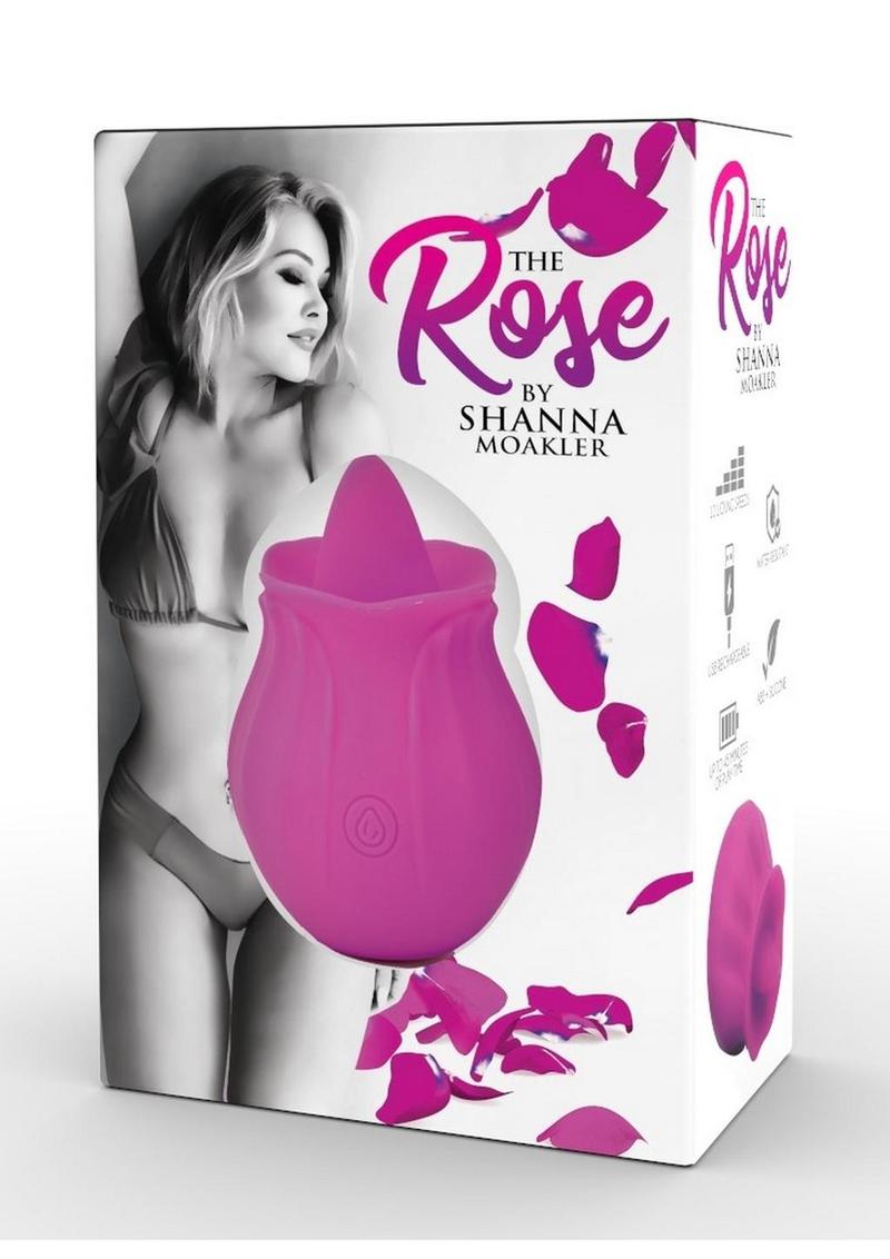 The Rose By Shanna Moakler Rechargeable Clitoral Vibrator - Purple