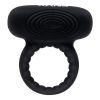 Envy Toys Trembler Remote Controlled Vibrating Rechargeable Silicone Stamina Ring - Black