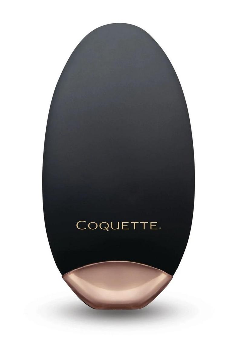 Coquette The Lay Me Down Rechargeable Silicone Massager  - Black/Gold