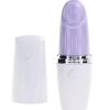 Playboy Getaway Rechargeable Silicone Lipstick Vibrator - White/Lavender