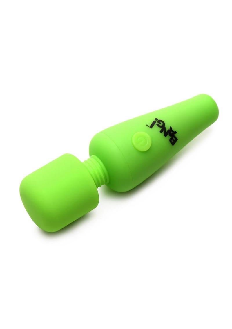 Bang! Glow in the Dark Rechargeable Silicone Mini Wand - Green