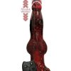 Alien Nation Fire Dragon Silicone Thrusting Dildo with Remote Control - Red/Black