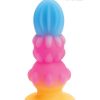 Alien Nation Sprite Silicone Anal Plug - Blue/Pink/Yellow