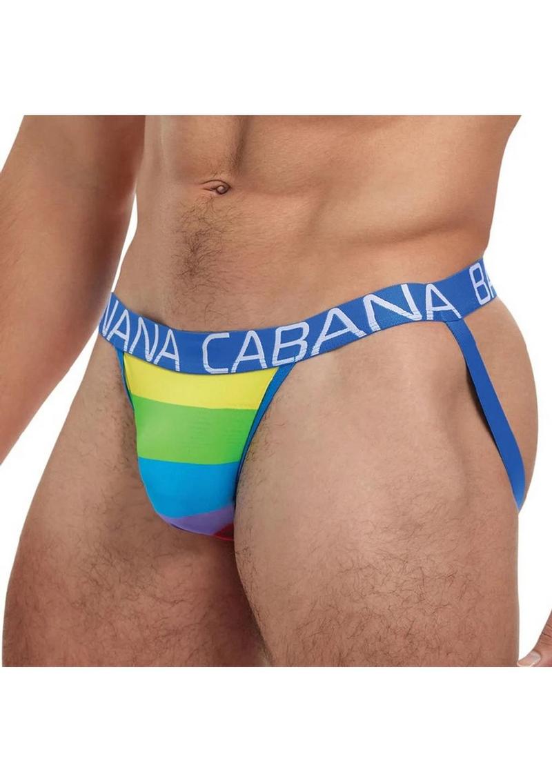 Banana Cabana Jock - M/L - Rainbow