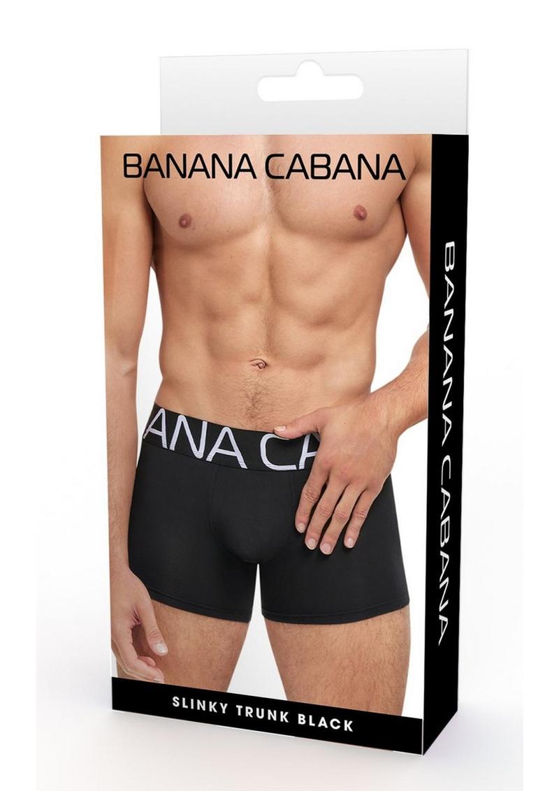 Banana Cabana Trunks - M/L - Black