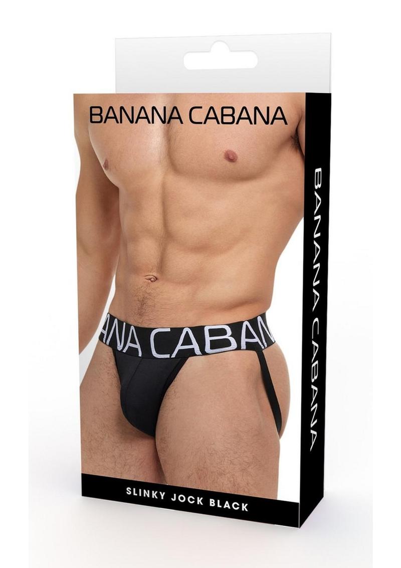 Banana Cabana Jock - S/M - Black