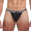 Banana Cabana Poly Jock - Large/XLarge - Black