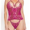 Pink Pussycat Teddy - Medium - Pink/Rose Gold