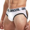 Brozil Ultra Sports Mesh Bulge Brief - Large/XLarge - White