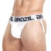Brozil Ultra Bulge Enhancing Jockstrap - Small/Medium - White