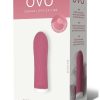 Ovo Earth Saraha Rechargeable Silicone Lipstick Vibrator - Red