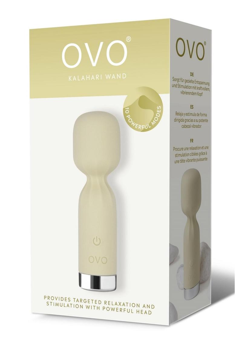 Ovo Earth Kalahari Rechargeable Silicone Vibrator - Yellow