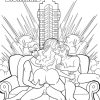 Porn Parody Adult Coloring Book