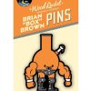 Box Brown Dusty Bong Enamel Pin - Multicolor