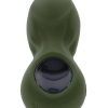 Gender X My Secret Garden Rechargeable Silicone Anal Plug with Remote Control - Green
