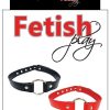 Fetish Play O-Ring Gag Vegan Leather - Black